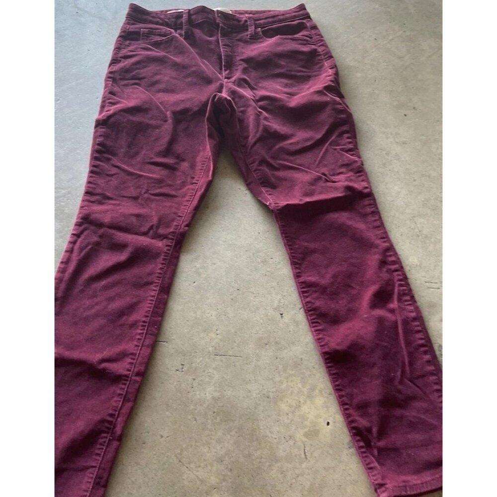 Vintage Universal thread high-rise skinny pants Women’s Sz 8/29 R Red Velvet